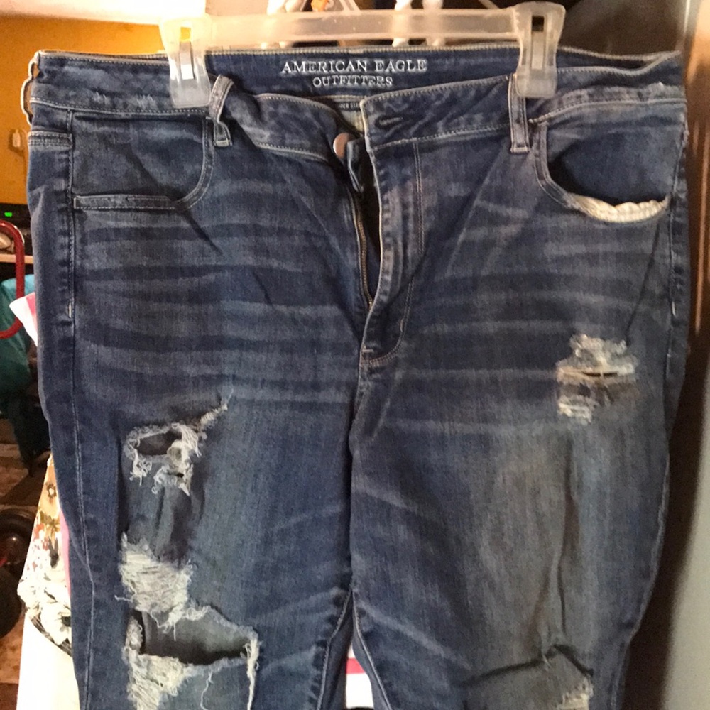 AE hi rise super stretch jegging sz 20